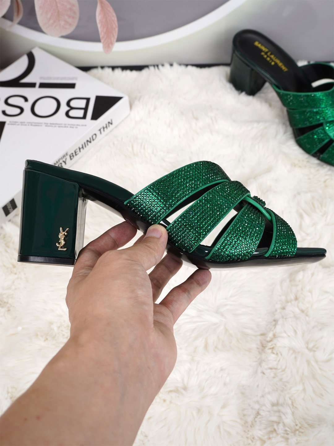 圣罗兰 Saint Laurent 经典高奢皮鞋男鞋女鞋鞋履高跟鞋 #C0086E66 2