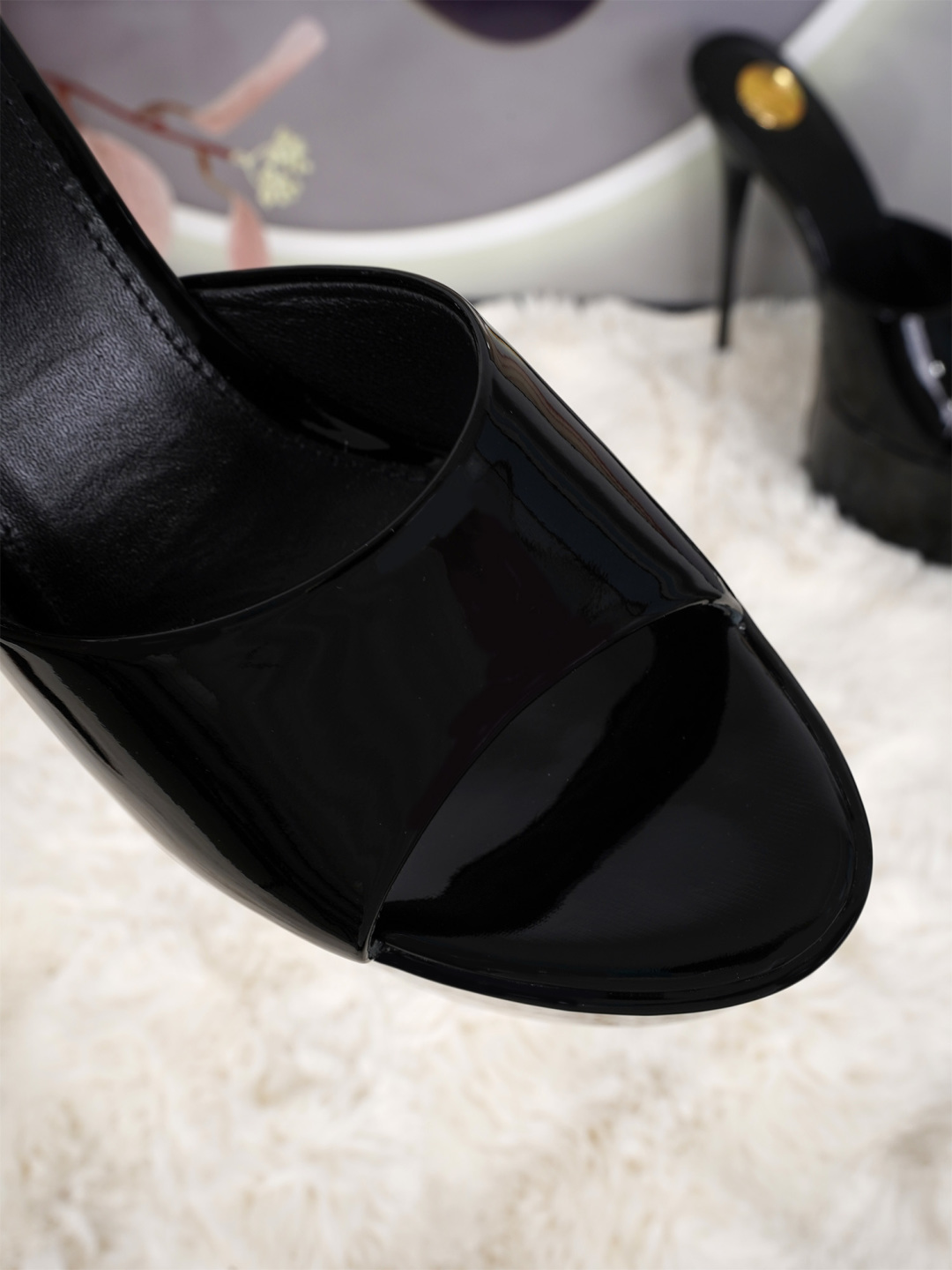 圣罗兰 Saint Laurent 经典高奢皮鞋男鞋女鞋鞋履高跟鞋 #9759E5CE 4