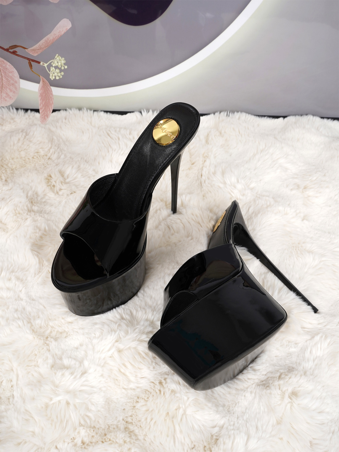 圣罗兰 Saint Laurent 经典高奢皮鞋男鞋女鞋鞋履高跟鞋 #9759E5CE 2