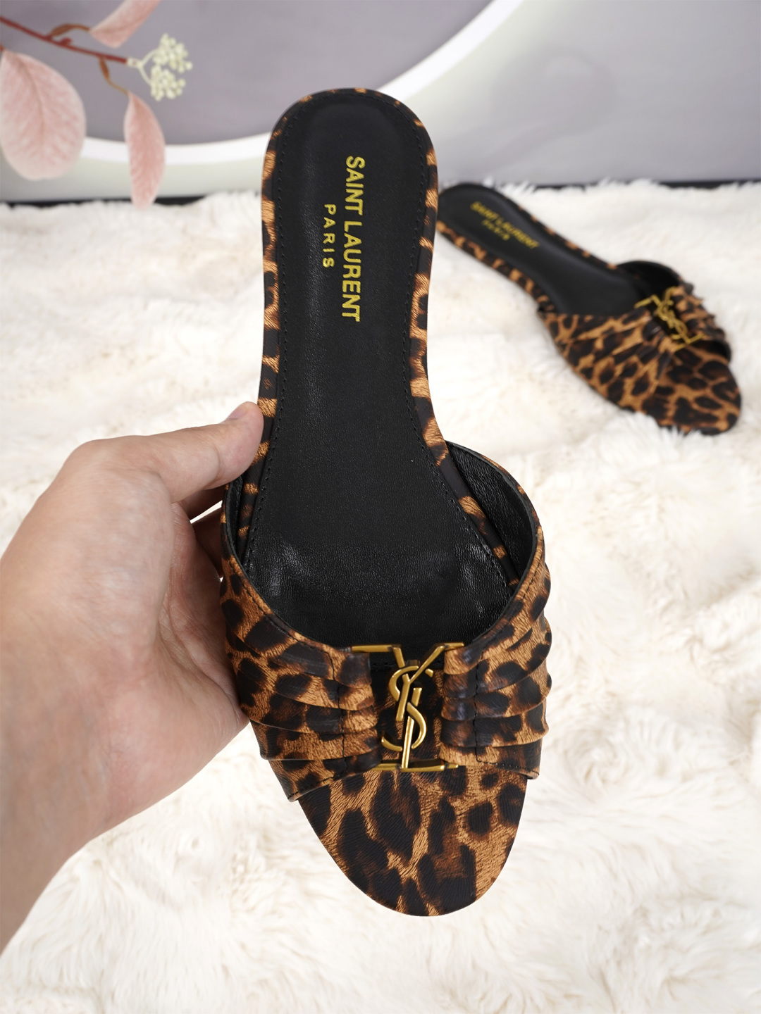 圣罗兰 Saint Laurent 经典高奢皮鞋男鞋女鞋鞋履高跟鞋 #F8B3C551 2