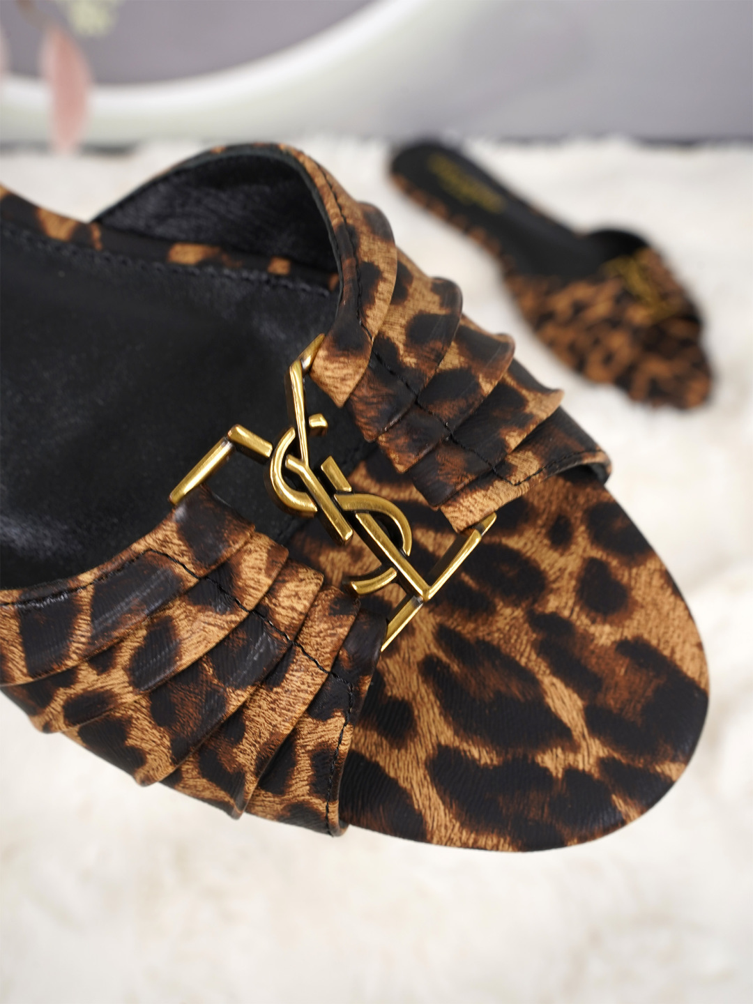 圣罗兰 Saint Laurent 经典高奢皮鞋男鞋女鞋鞋履高跟鞋 #F8B3C551 4