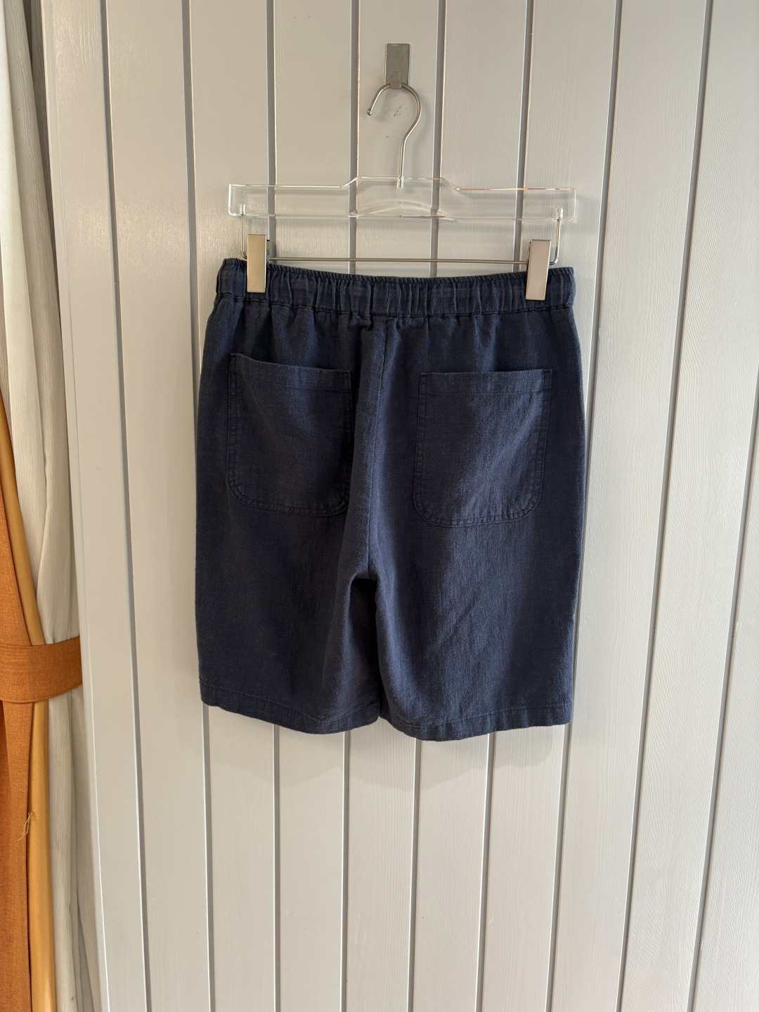 L2025年秋季新款70%苎麻30%棉简约百搭薄款透气直筒休闲短裤🩳面料柔软舒适透气&休闲百搭
尺码：M