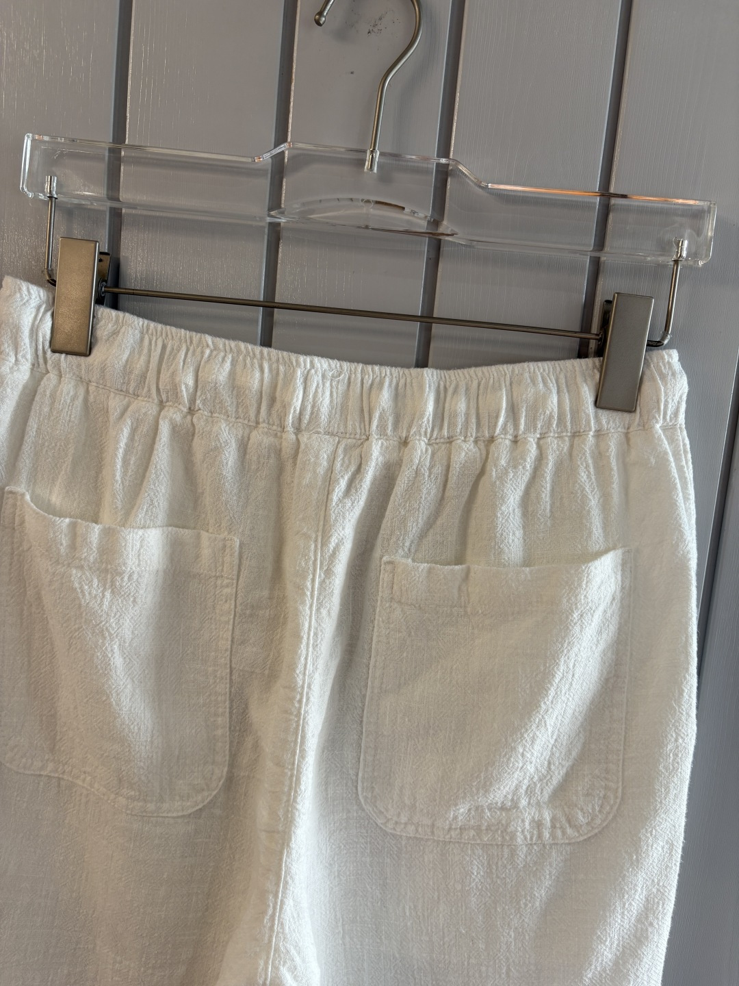 L2025年秋季新款70%苎麻30%棉简约百搭薄款透气直筒休闲短裤🩳面料柔软舒适透气&休闲百搭
尺码：M