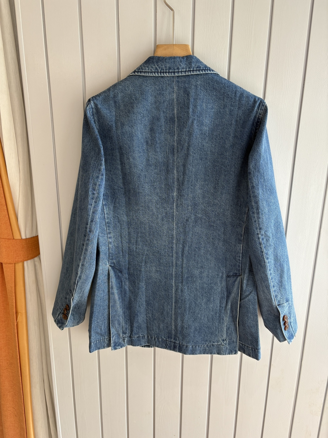 。lP🆕牛仔西装之称顶奢进口牛仔面料复古老钱风款式平驳领两粒扣斜插衬单西顶奢之选！Solbiati牛仔西