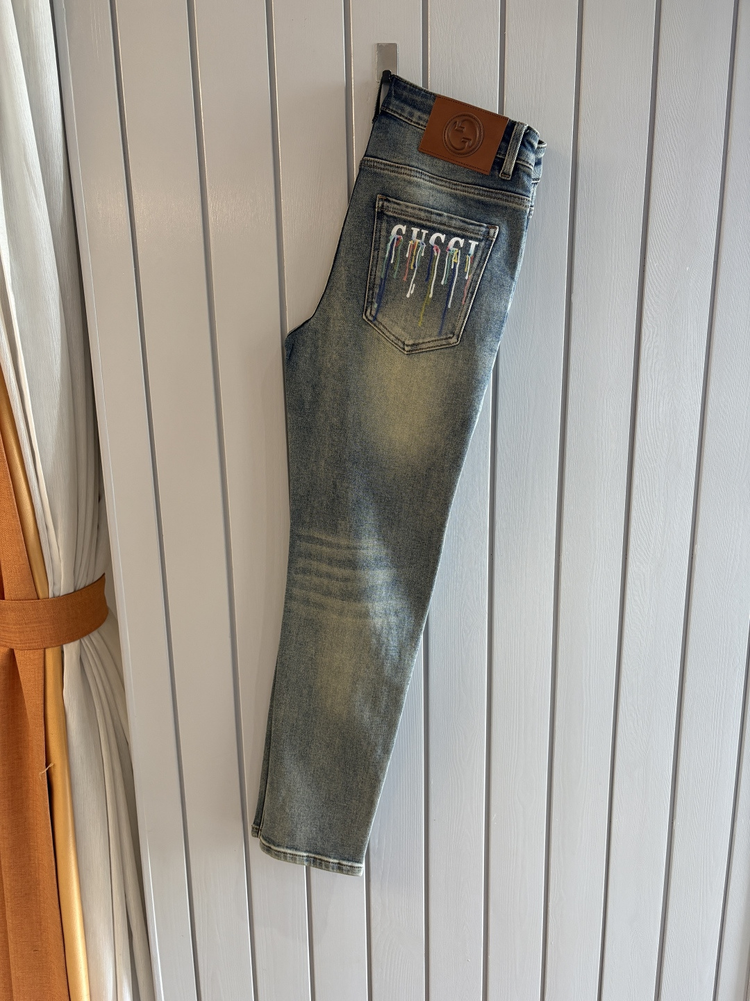 🌾退换🔥专柜🆕2025秋冬设计推荐 热卖牛仔裤🆕柔软亲肤面料 奢华头层牛皮腰牌 经典蓝洗水 专柜限量款 