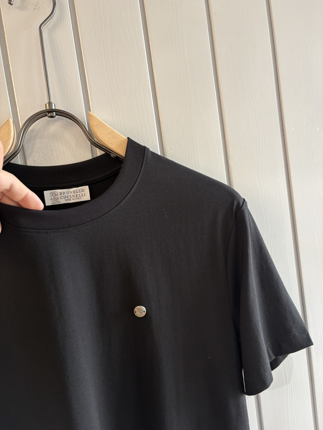 专柜2026SS春夏新款选用客供进口（48.5%的兰精莫代尔加41.5%的精疏棉加10%氨伦；有专用兰精