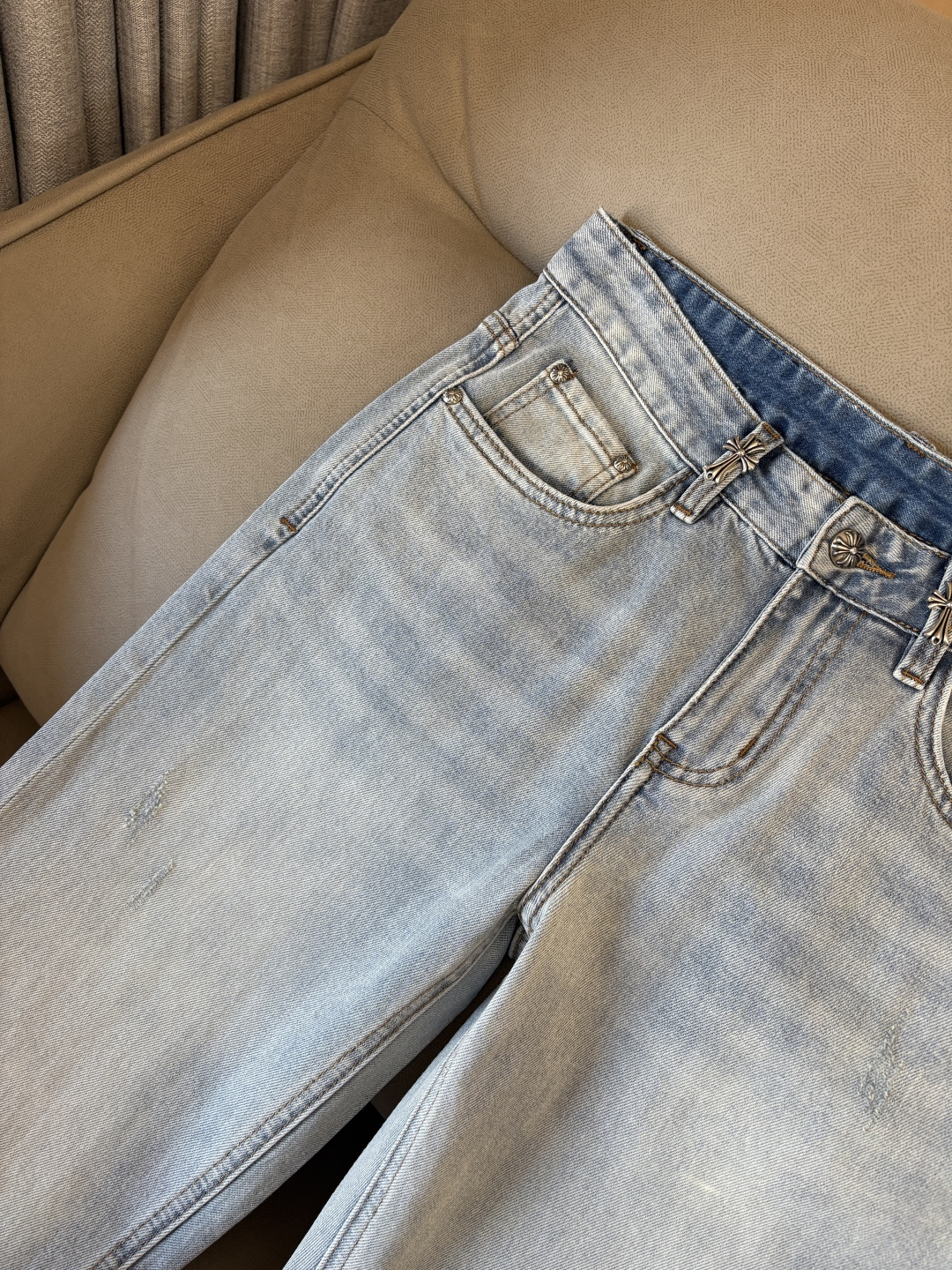 专柜🆕2026春夏设计推荐 热卖牛仔裤🆕柔软亲肤面料 奢华头层牛皮腰牌 经典蓝洗水 专柜限量款 奢华感订