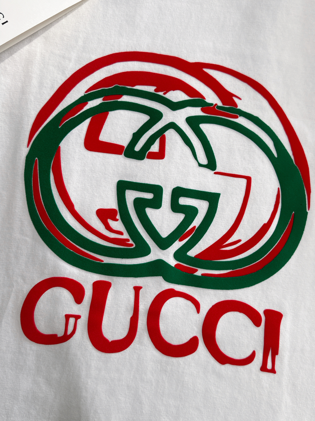  GUC 2025SS春夏最新款圆领时尚短袖T恤，官网同步，专柜纯棉面料！贴肤舒适，耐看又好穿，经典简约