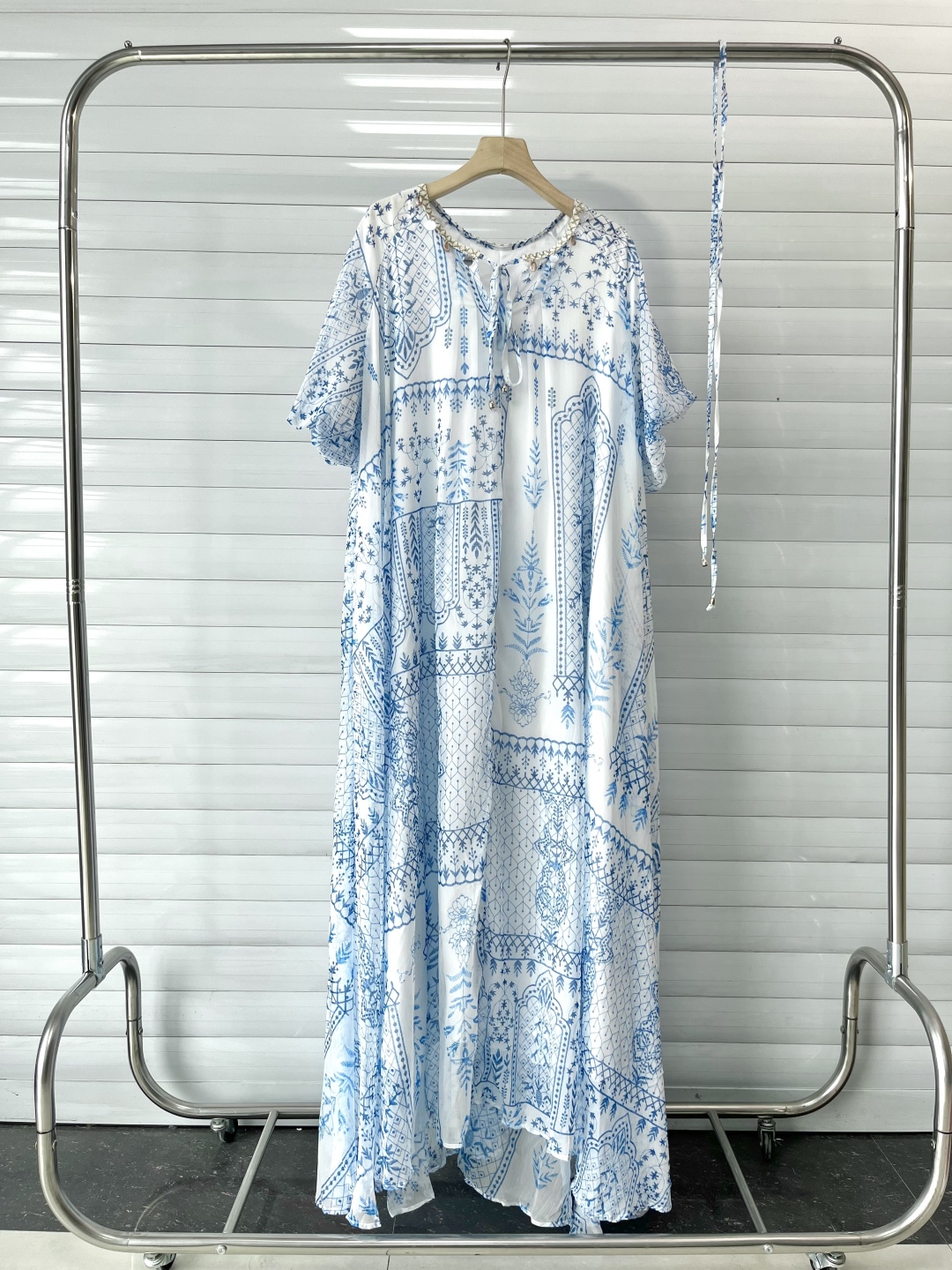 Zimmermann Inspired Blue and White Print Maxi Dress - Elegant and Flowing 4 cmp i1747081636748 8468 0 4
