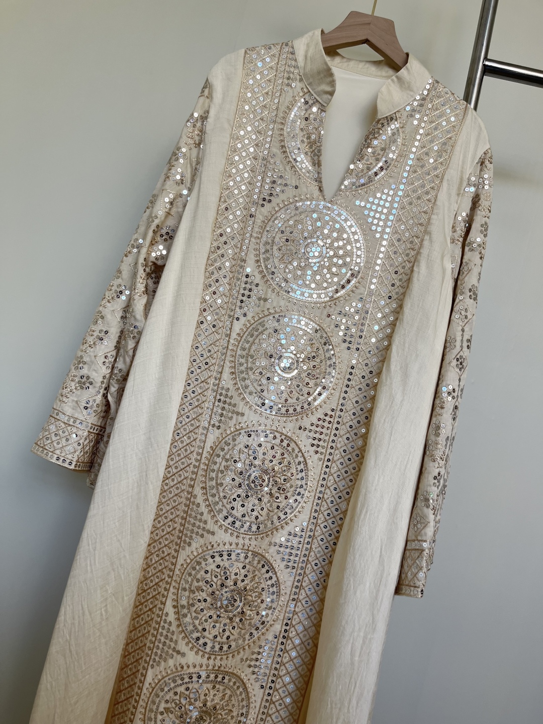 2025AW Elegant Women’s Dress Collection: Green, White, Black, Sizes M-XXL, Exquisite Embroidery. - 图片 6