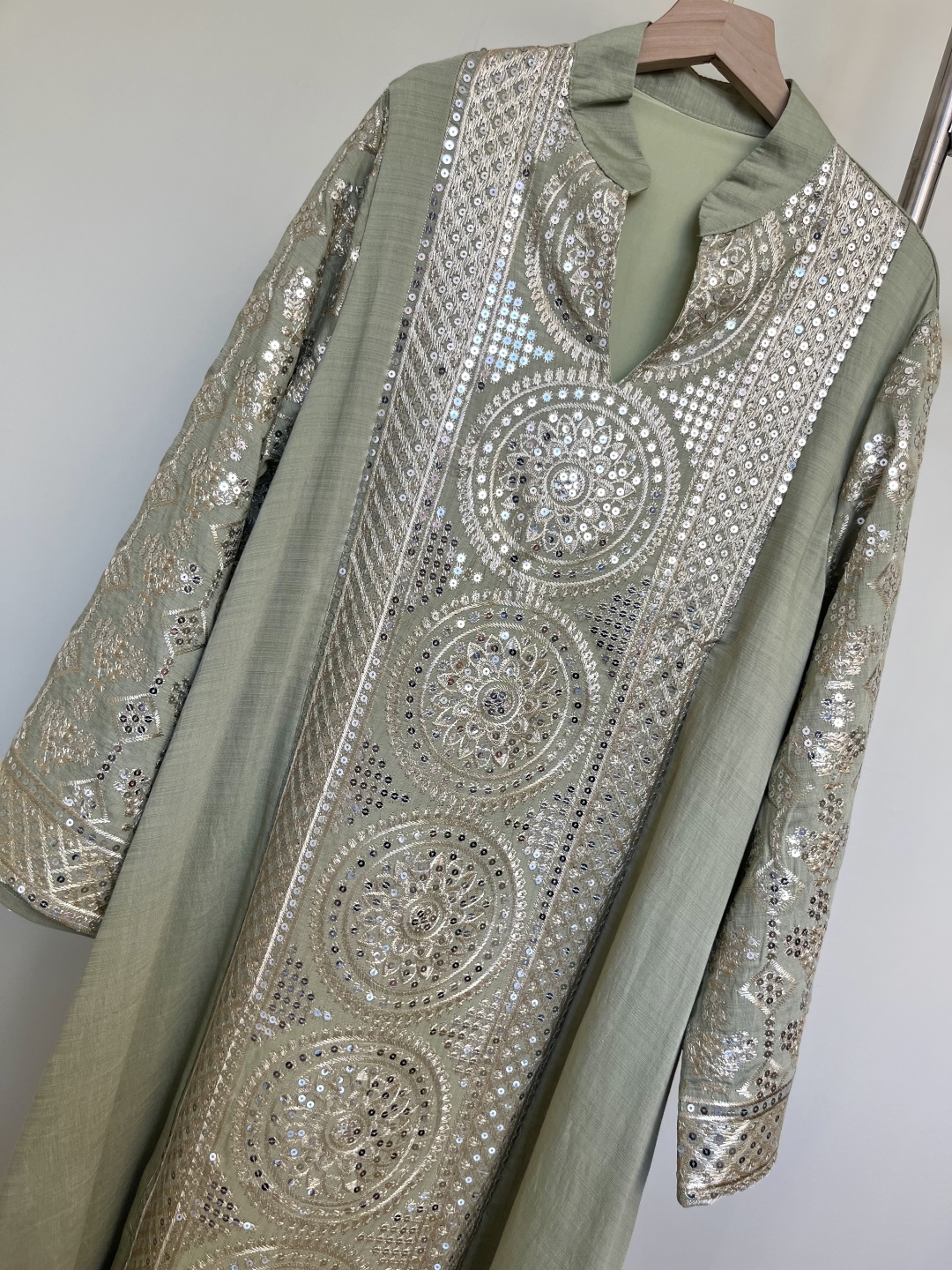 2025AW Elegant Women’s Dress: Green, White, Black, M-XXL, Cultural Fashion Encounter. - 图片 6