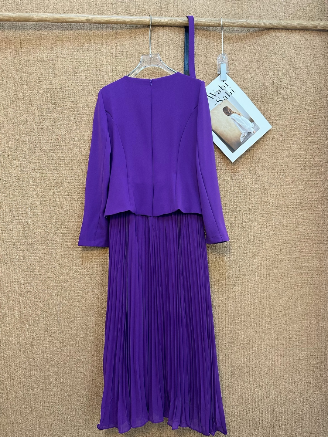 Elegant Beaded Pleated Dress - Vintage Style Long Sleeve Party Gown 8 cmp i1758353434710 7090 0 8
