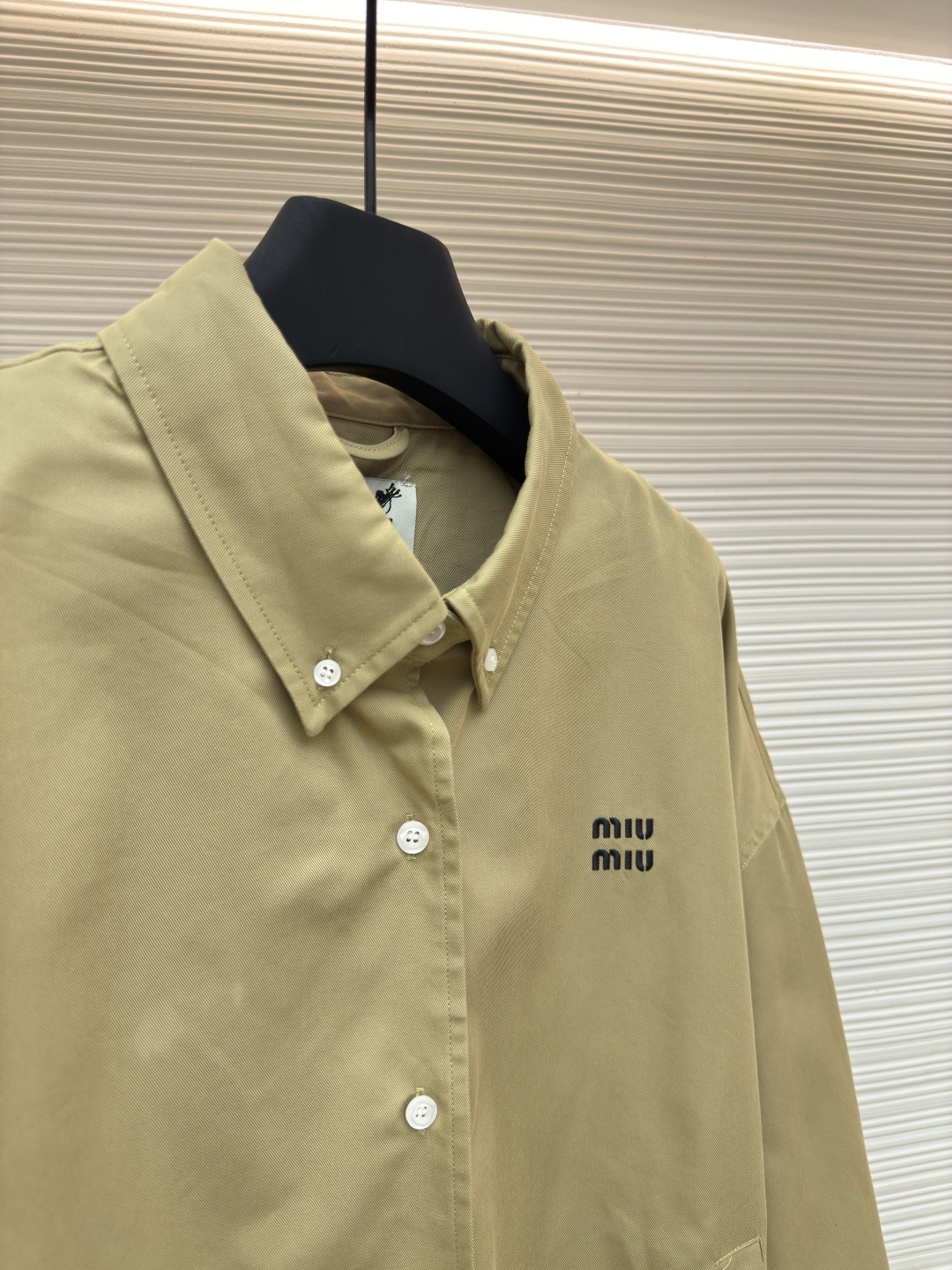 MIUMIU men MiuMiu embroidered buttoned jacket — photo 8