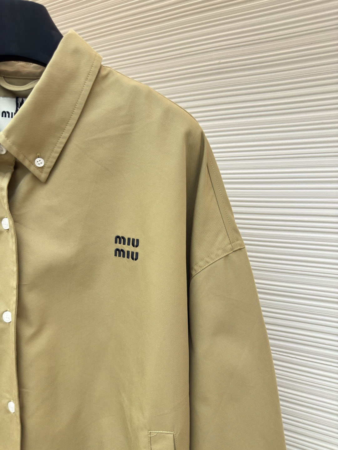 MIUMIU men MiuMiu embroidered buttoned jacket — photo 5