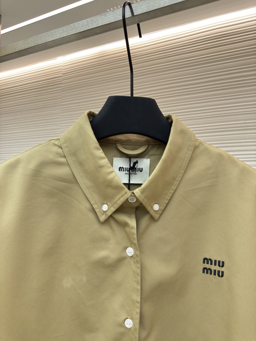 MIUMIU men MiuMiu embroidered buttoned jacket — photo 3