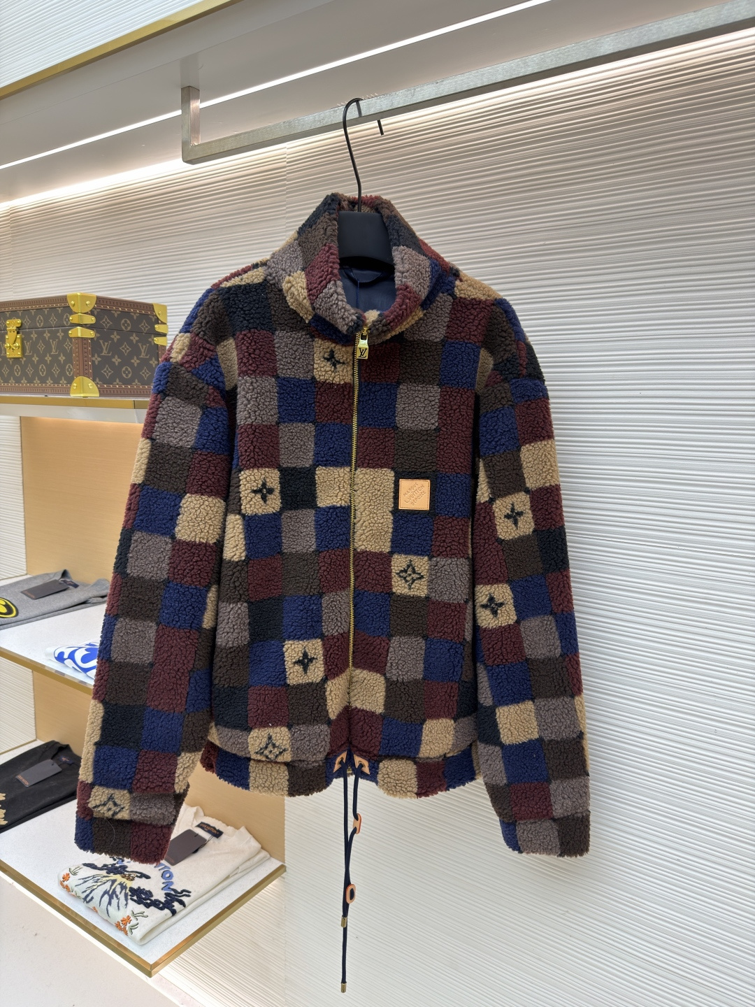 P305 Chaqueta de cuadros de colores de LOUIS VUITTON ●Versión original: comprada y desarrollada por 16500 ●Número de ar…