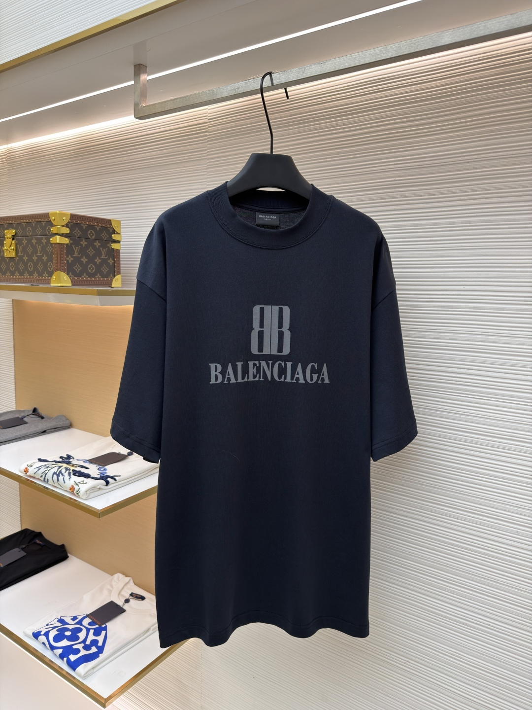 P115 Balenciaga nano BB Camiseta de manga corta con estampado ●Original: comprado por 4600 para desarrollo ●N.º de artí…