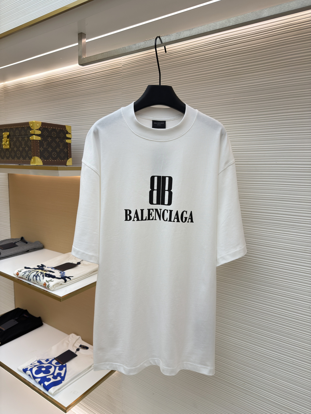 P115 Balenciaga nano BB Camiseta de manga corta con estampado ●Original: comprado por 4600 para desarrollo ●N.º de artí…