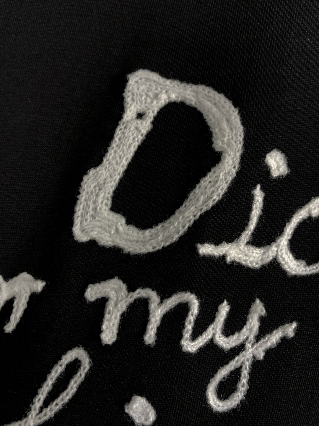 （顶级） DIOR/迪奥 新款系列 friend毛巾绣圆领短袖T恤