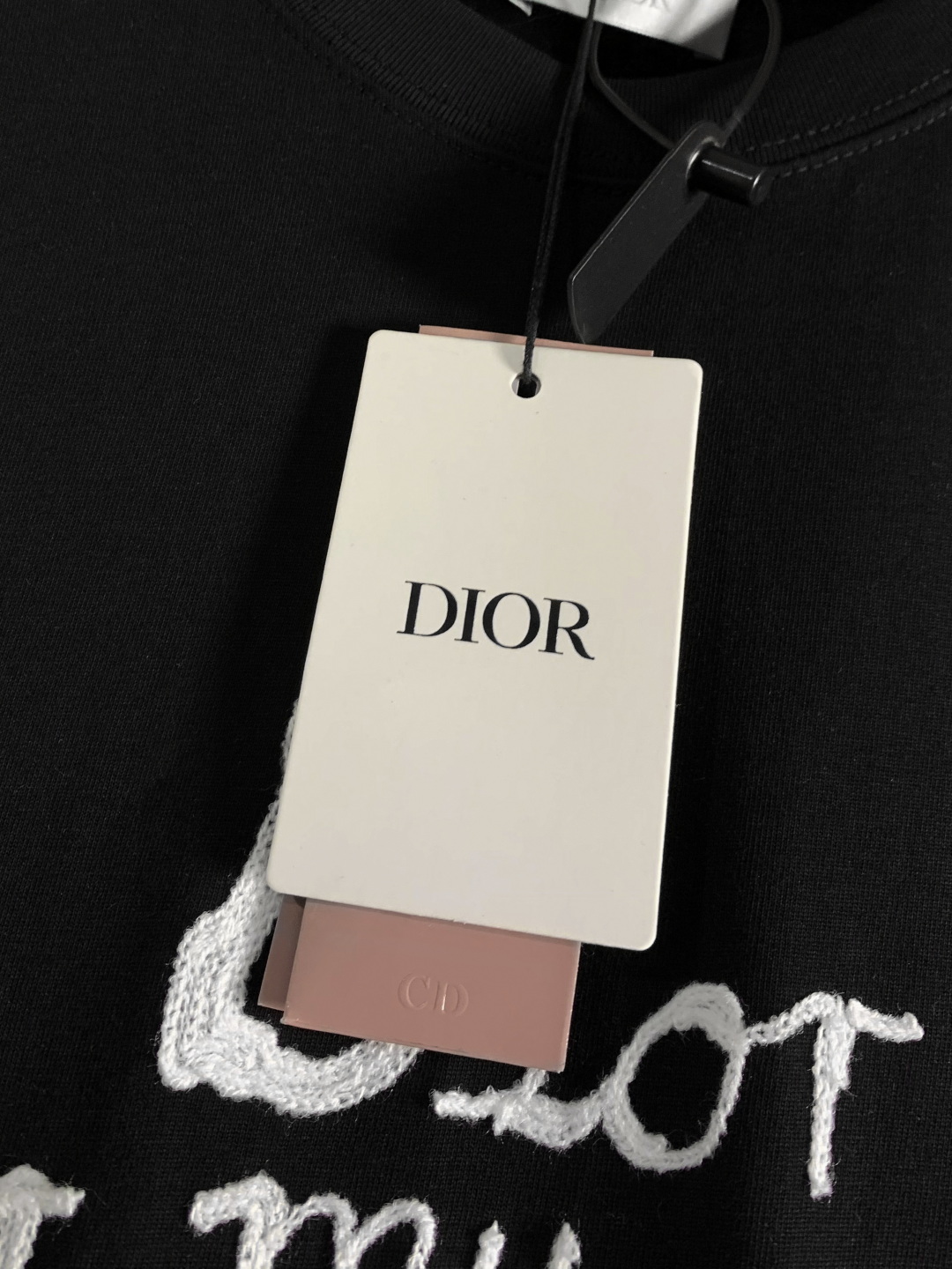 （顶级） DIOR/迪奥 新款系列 friend毛巾绣圆领短袖T恤