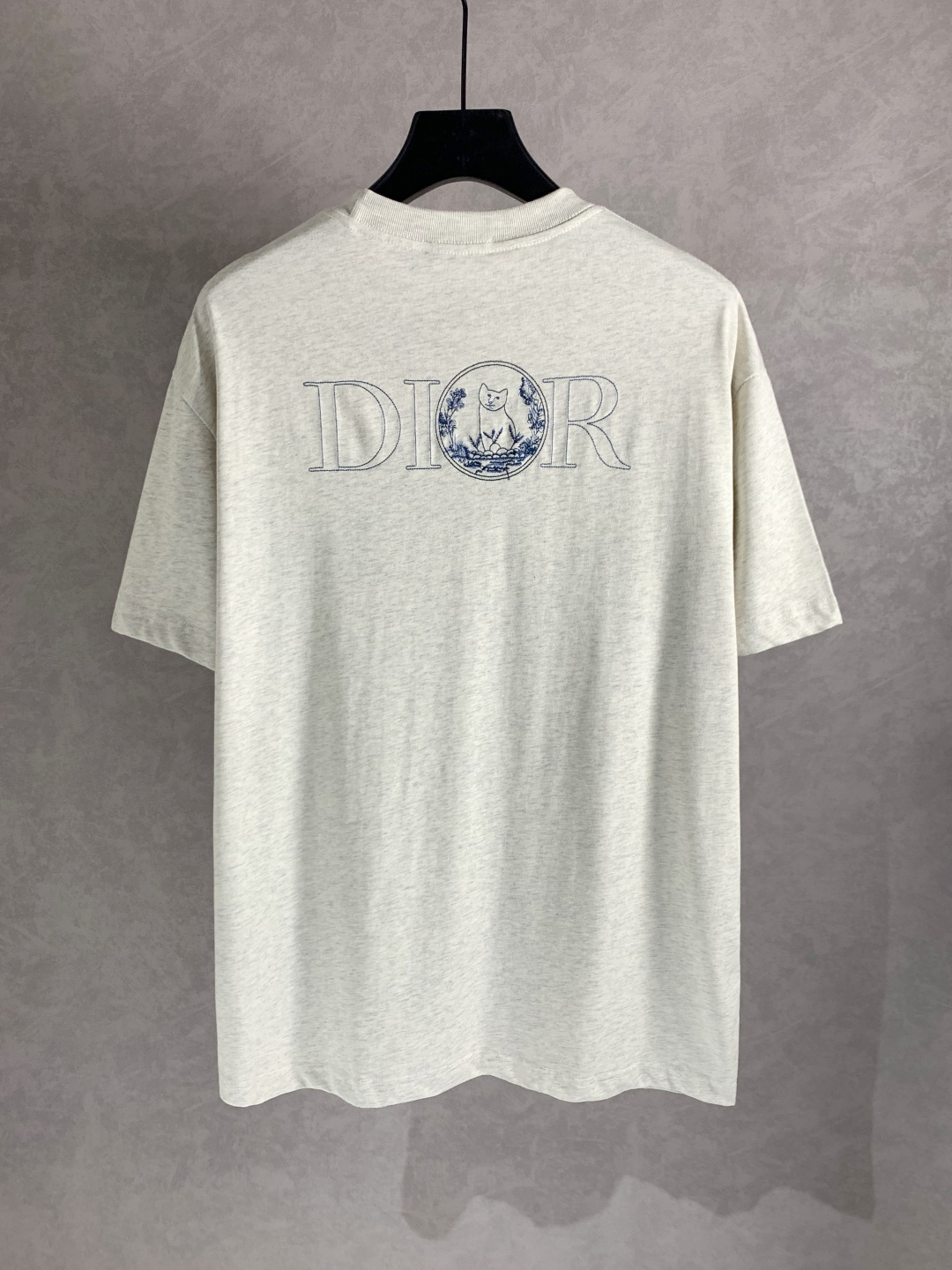 DIOR/迪奥 新款系列 小蓝猫刺绣短袖T恤