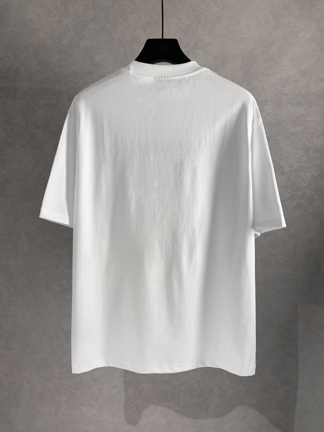 （顶级） Balenciaga/巴黎世家 双环字母绣花圆领短袖T恤