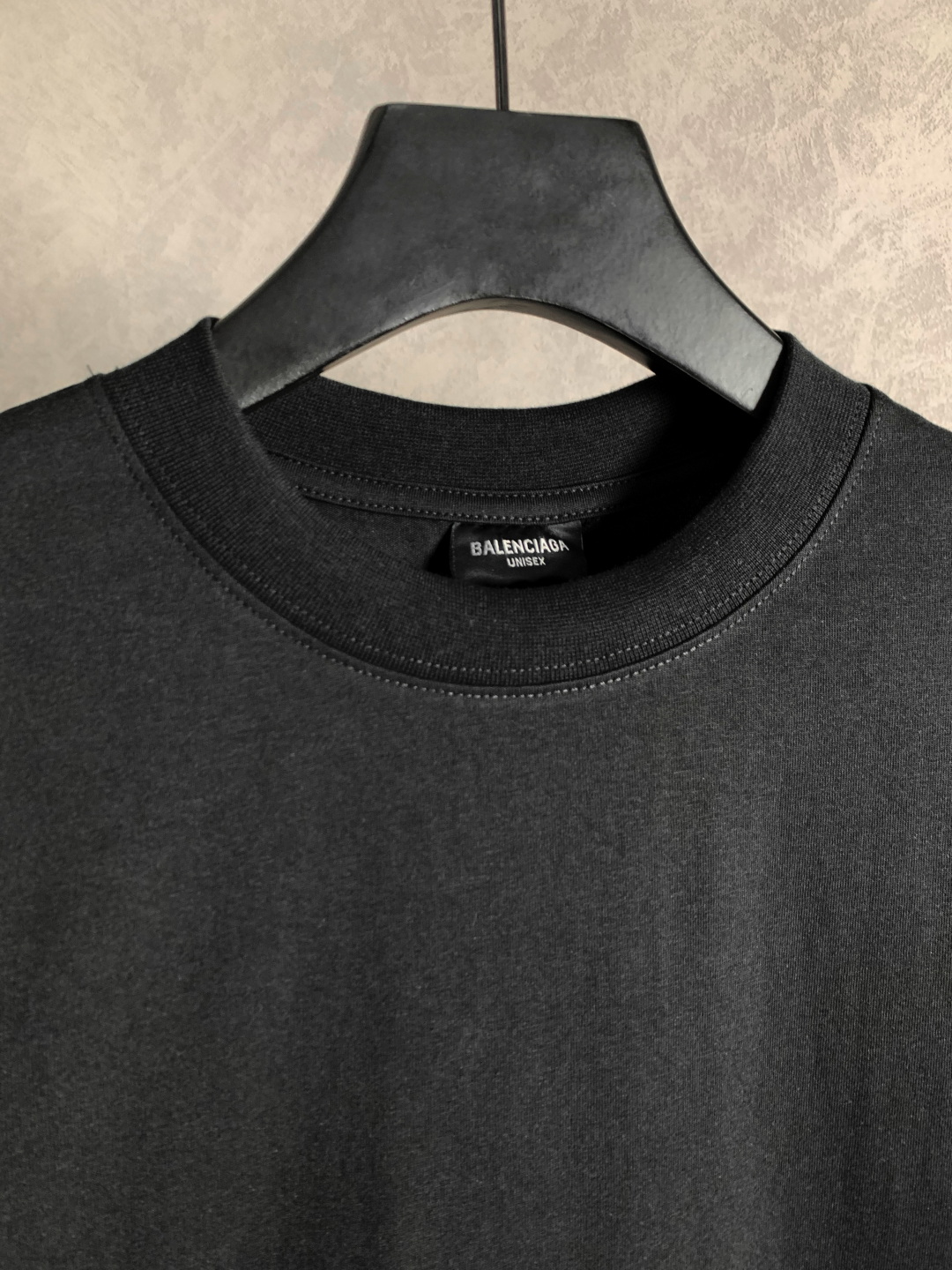（顶级） Balenciaga/巴黎世家 后胶带字母圆领短袖T恤