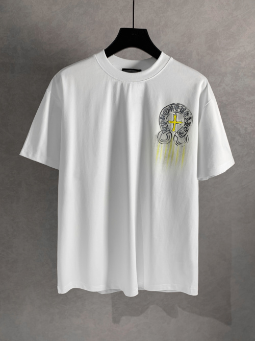 Chrome Hearts Graffiti T-Shirt Ice Silk Sorona Fabric Oversized Fit 1 Chrome Hearts Graffiti T-Shirt Ice Silk Sorona Fabric Oversized Fit