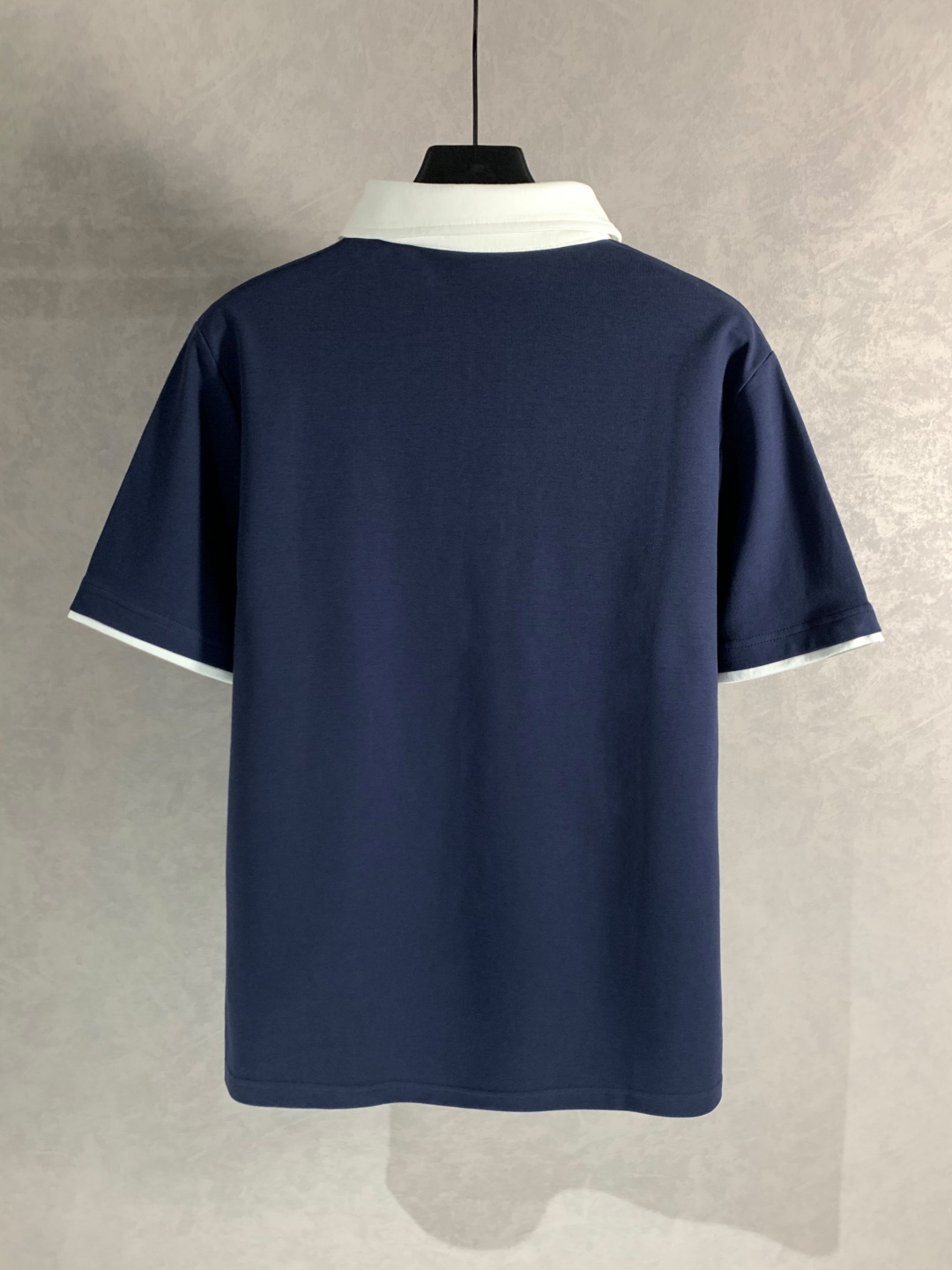 顶级） LOUIS VUITTON/路易威登 字母刺绣撞色polo衫