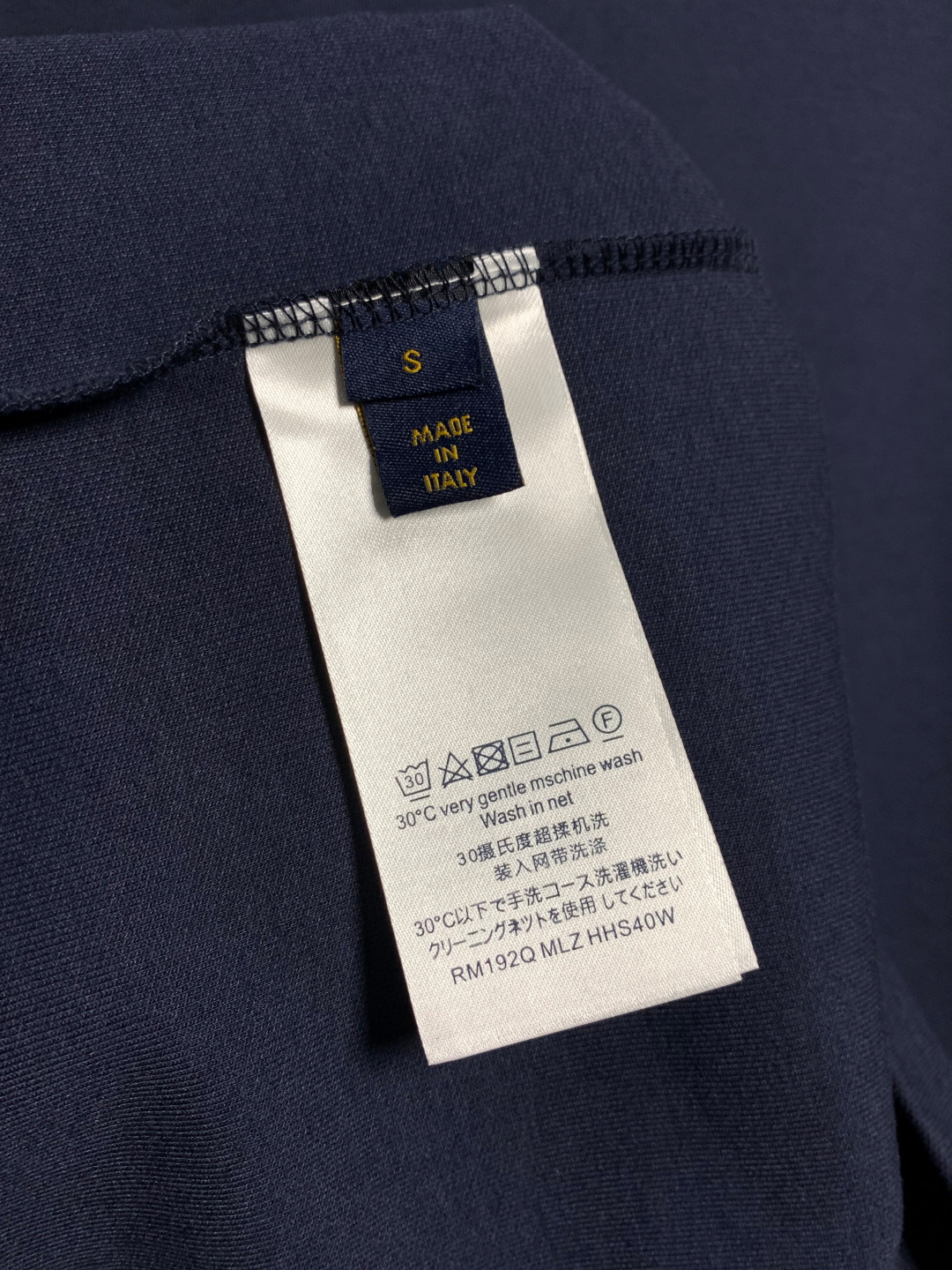 顶级） LOUIS VUITTON/路易威登 字母刺绣撞色polo衫