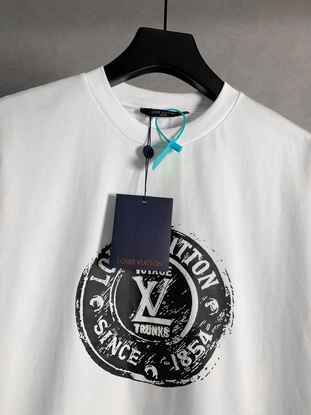 LOUIS VUITTON/路易威登 印章图案印花圆领短袖T恤