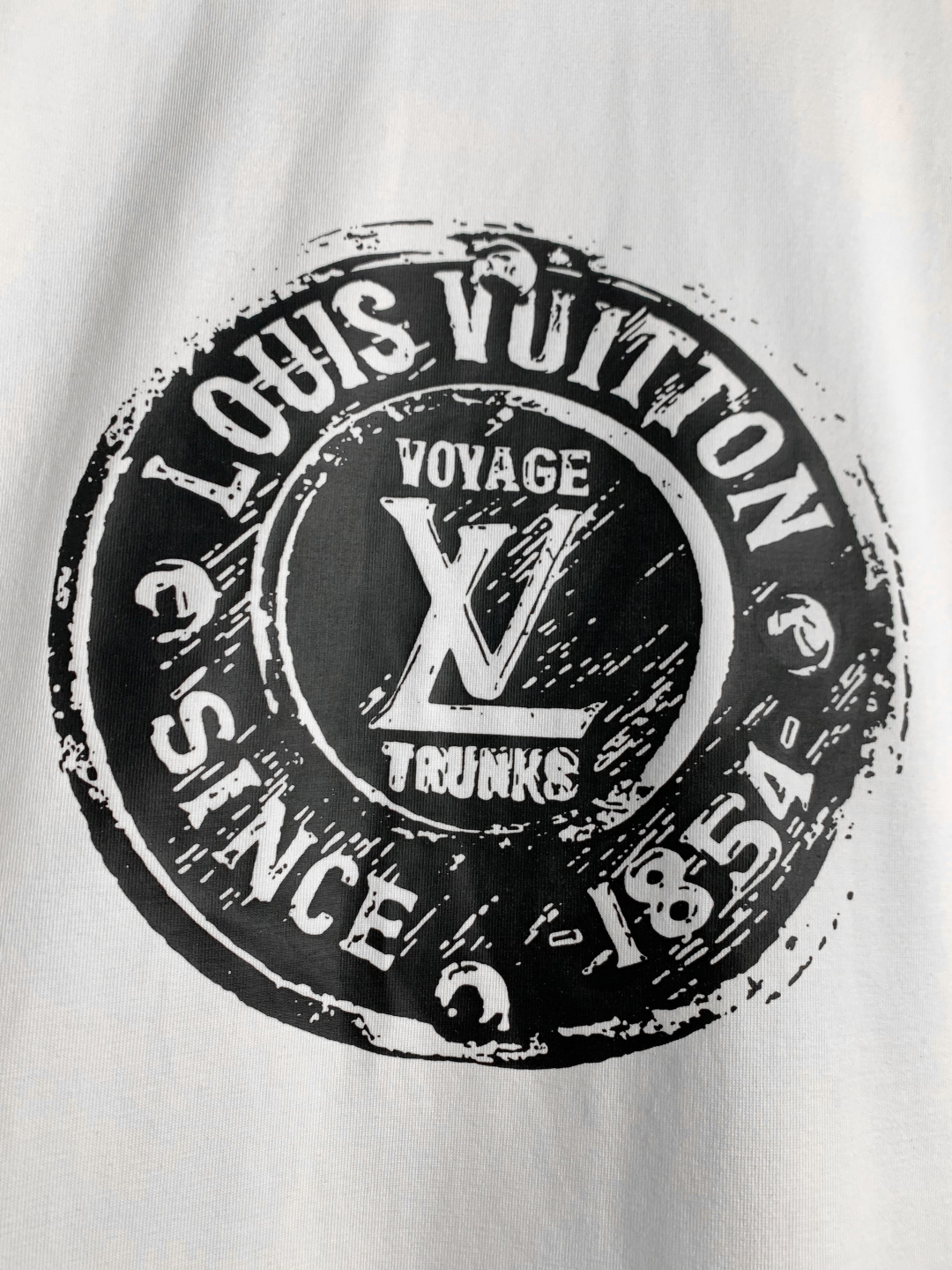 LOUIS VUITTON/路易威登 印章图案印花圆领短袖T恤