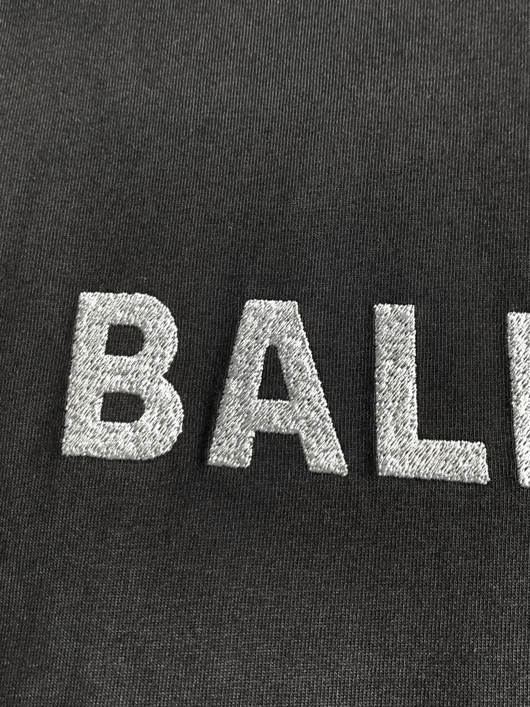 顶级） Balenciaga/巴黎世家 前后英文刺绣圆领短袖T恤