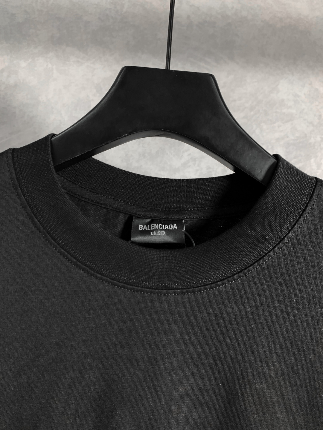顶级） Balenciaga/巴黎世家 前后英文刺绣圆领短袖T恤