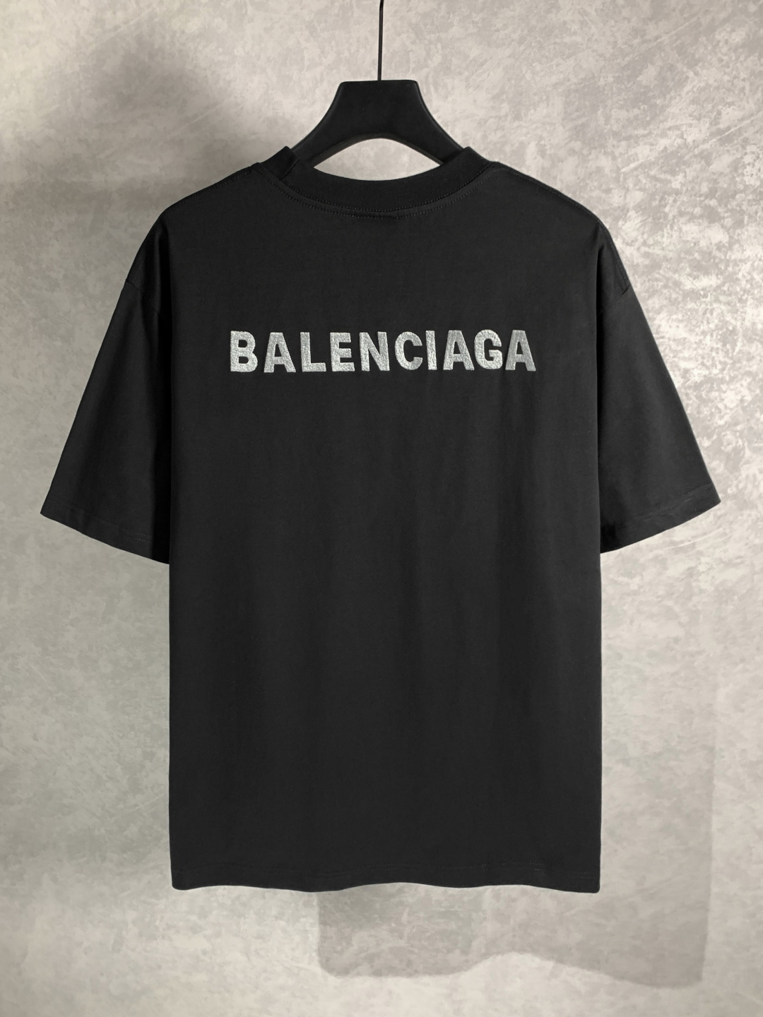 顶级） Balenciaga/巴黎世家 前后英文刺绣圆领短袖T恤