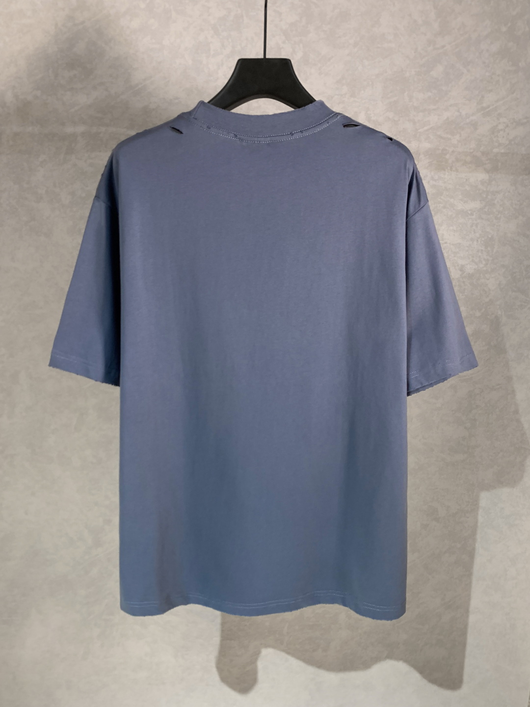 Balenciaga/巴黎世家 撞色发泡字母圆领短袖T恤