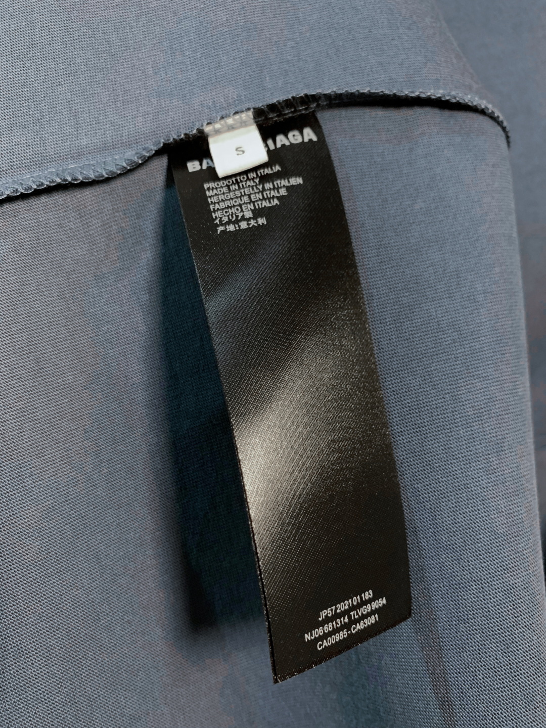 Balenciaga/巴黎世家 撞色发泡字母圆领短袖T恤