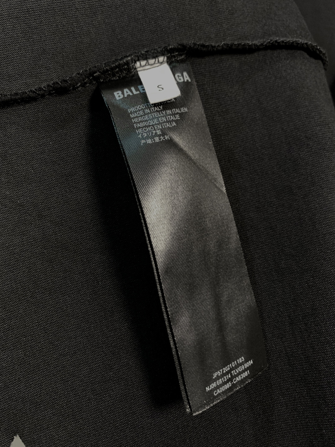 Balenciaga/巴黎世家 撞色发泡字母圆领短袖T恤