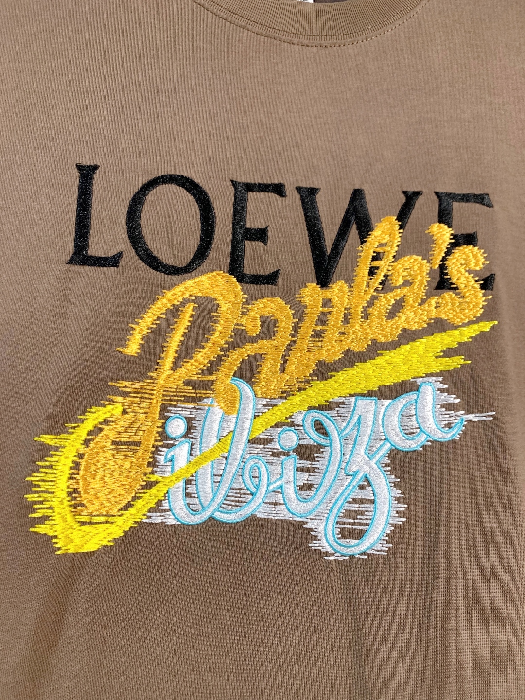 LOEWE 罗意威 新款系列 Paula’s 海岛圆领短袖T恤