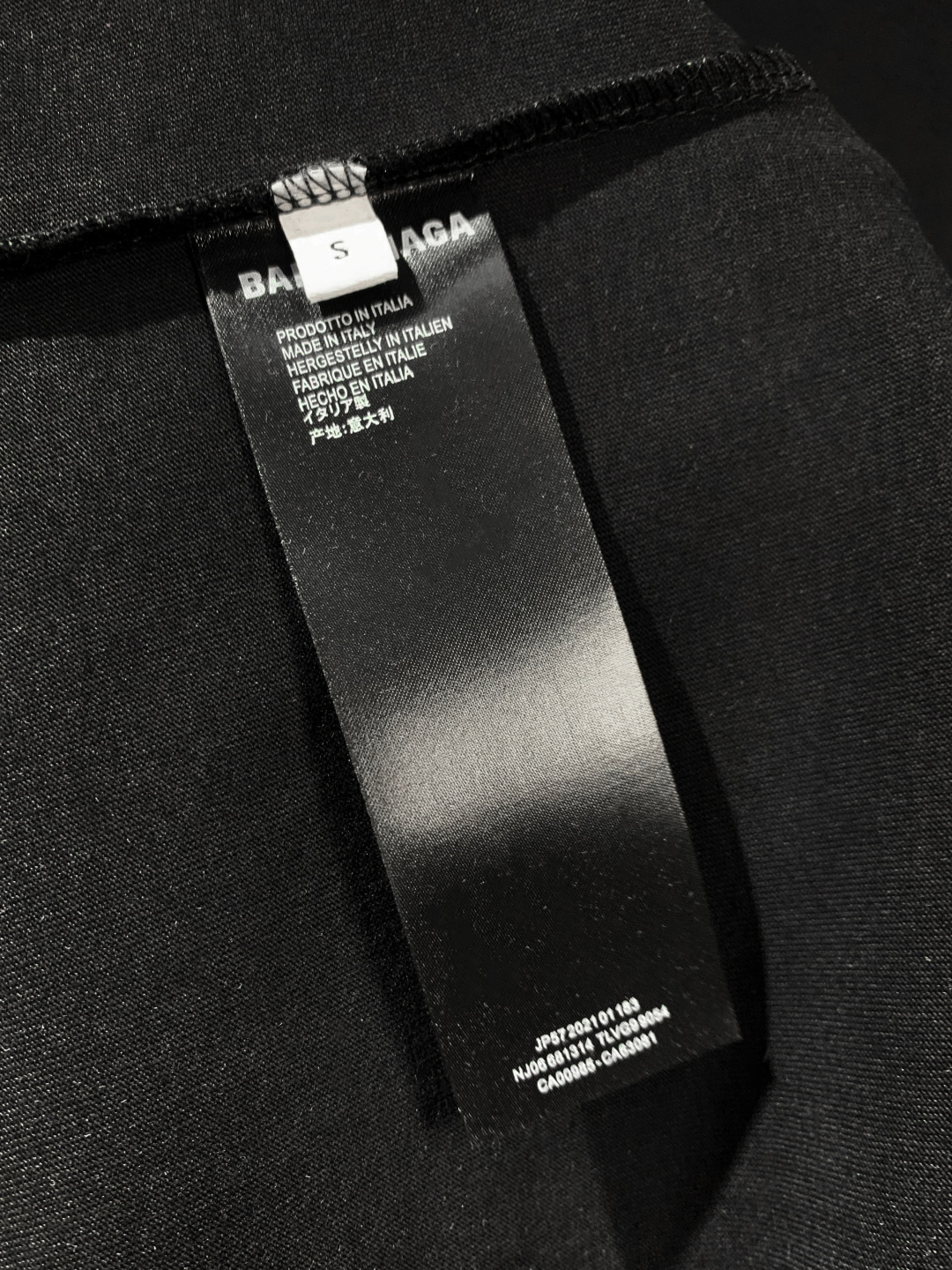 Balenciaga/巴黎世家 手绘麦穗图案圆领短袖T恤