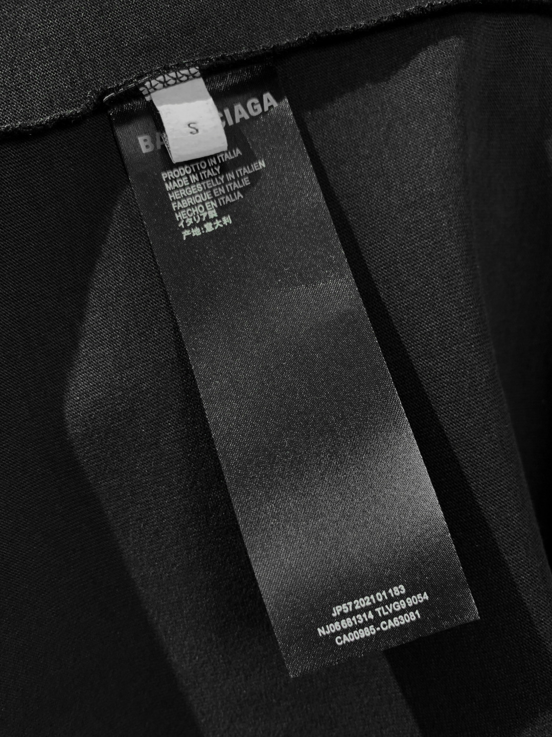 Balenciaga/巴黎世家 图标字母绣花圆领短袖T恤