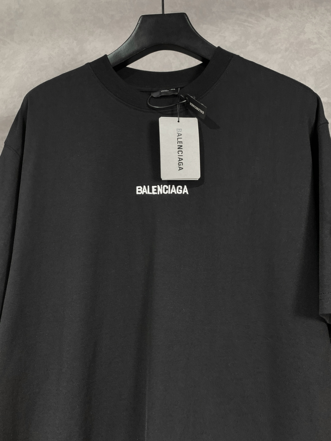 Balenciaga/巴黎世家 图标字母绣花圆领短袖T恤