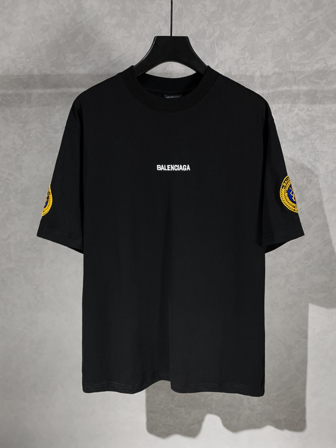 Balenciaga/巴黎世家 图标字母绣花圆领短袖T恤