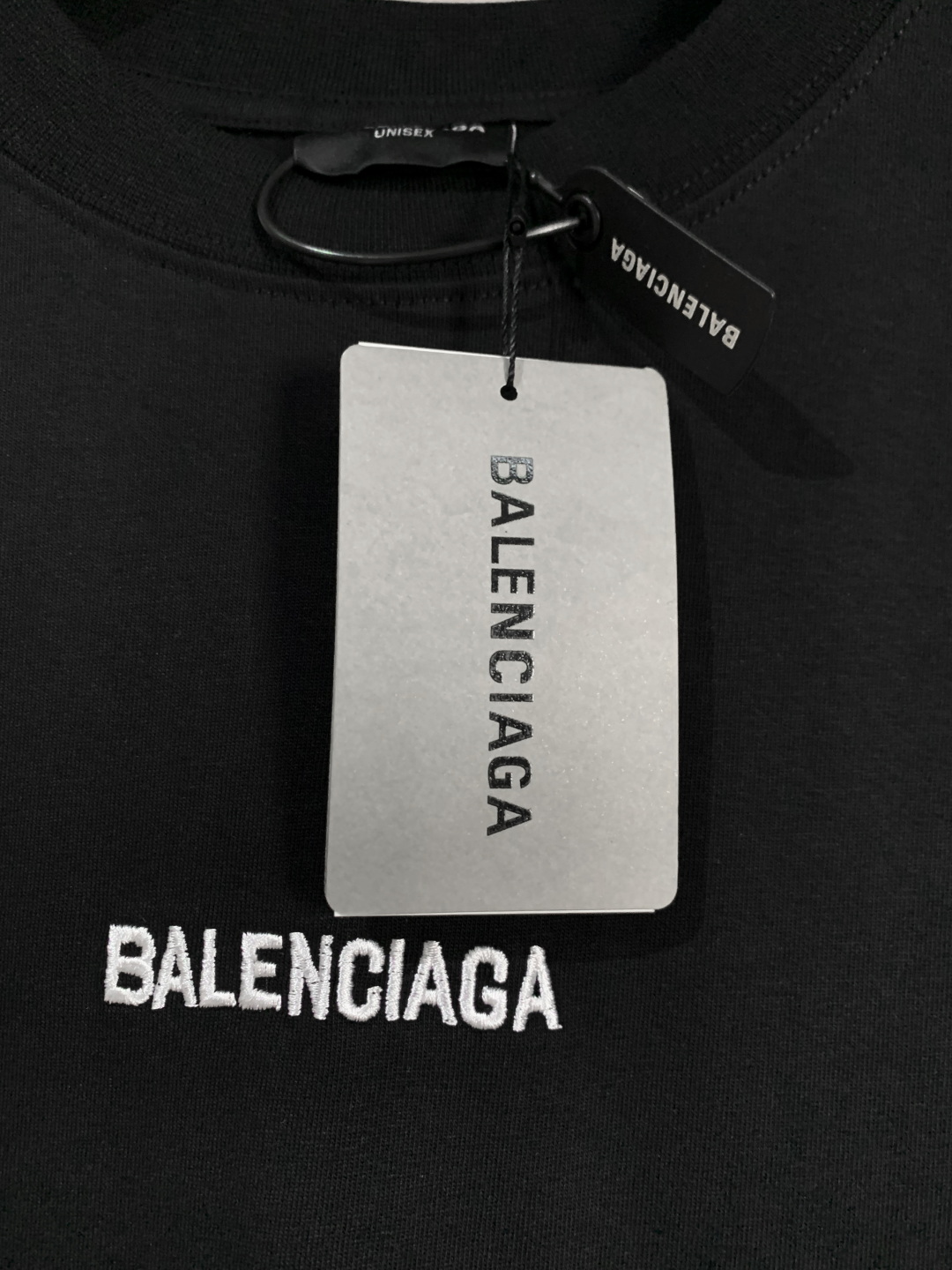 Balenciaga/巴黎世家 图标字母绣花圆领短袖T恤