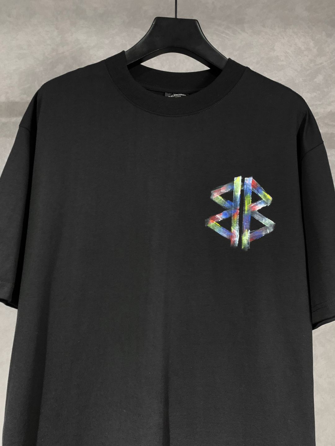 Balenciaga/巴黎世家 手绘可乐图案圆领短袖T恤