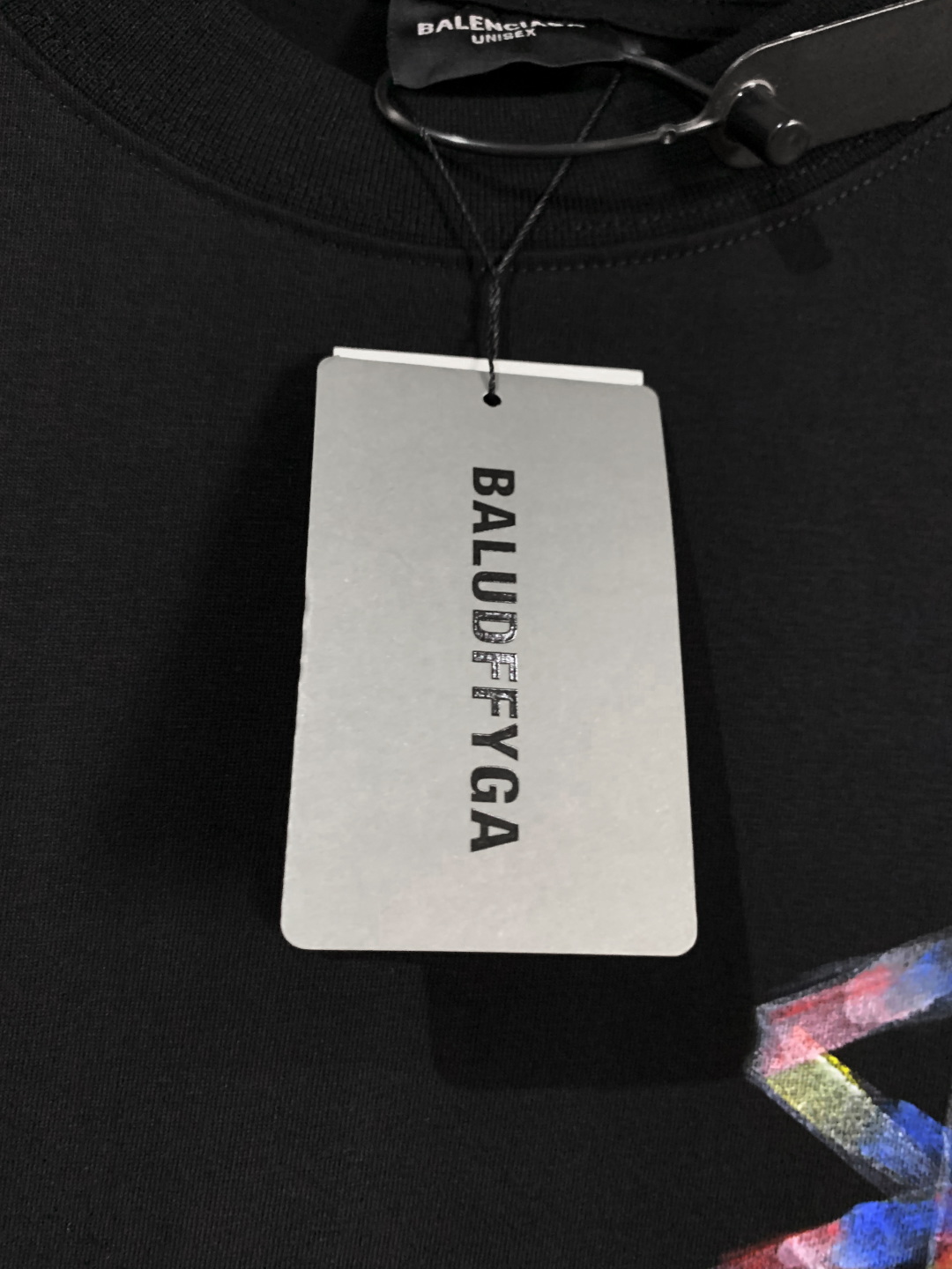 Balenciaga/巴黎世家 手绘可乐图案圆领短袖T恤