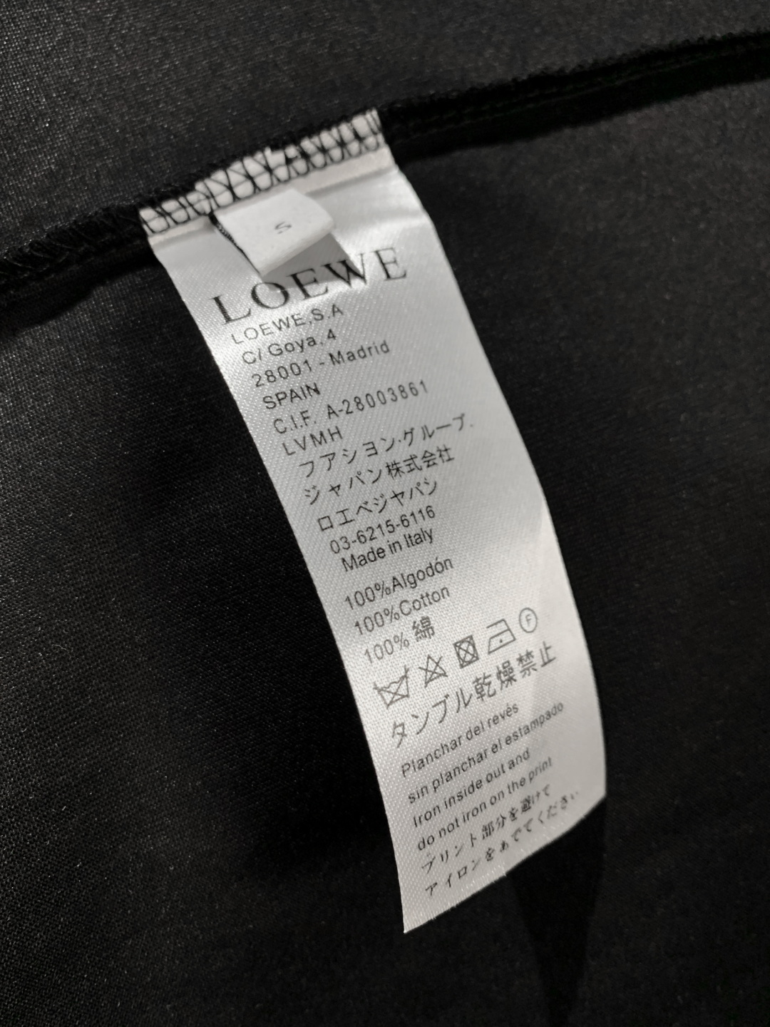 LOEWE 罗意威 新款系列 花草图案圆领短袖T恤