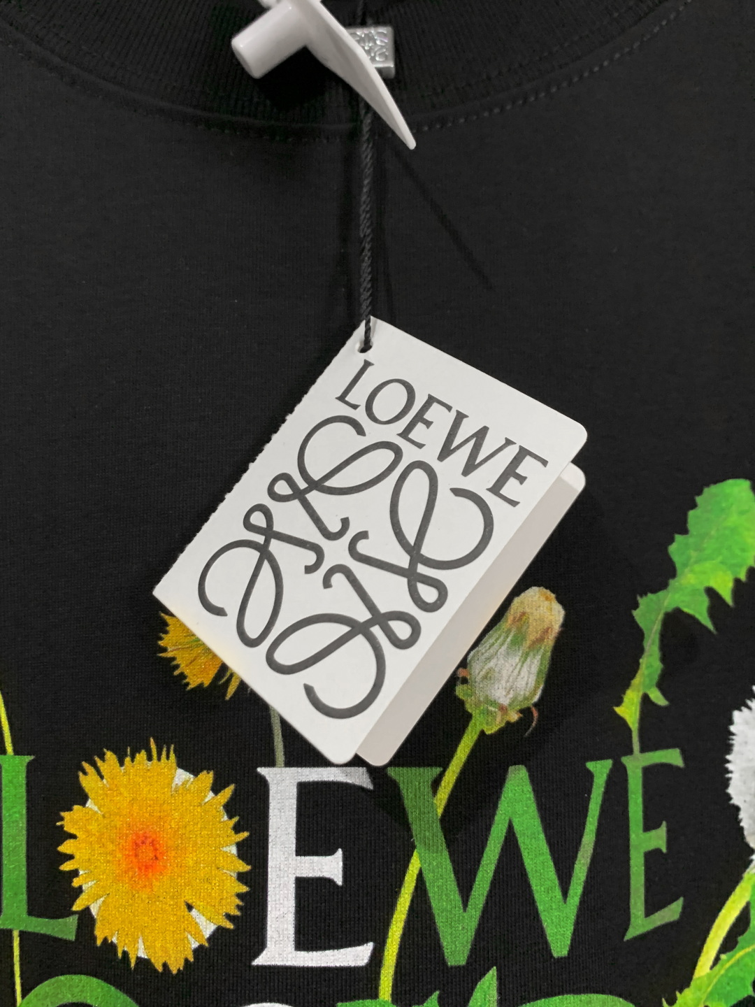 LOEWE 罗意威 新款系列 花草图案圆领短袖T恤