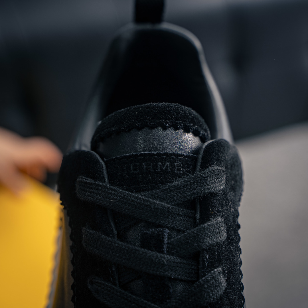 380 Hermes 爱马仕 Bouncing 老钱风 皮面款 低帮休闲鞋
