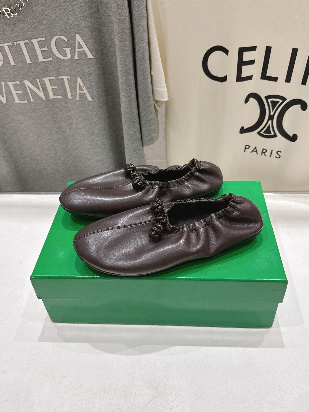 高版本出厂 Bottega Veneta/BV F065 2026ss新款深口玛丽珍平底鞋芭蕾舞鞋 小圆头的设计 通勤必 高版本出厂 Bottega Veneta/BV F065 2026ss新款深口玛丽珍平底鞋芭蕾舞鞋 小圆头的设计 通勤必